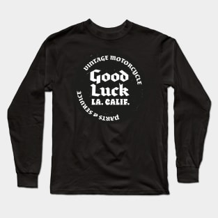 Good Luck Moto Sticker Long Sleeve T-Shirt